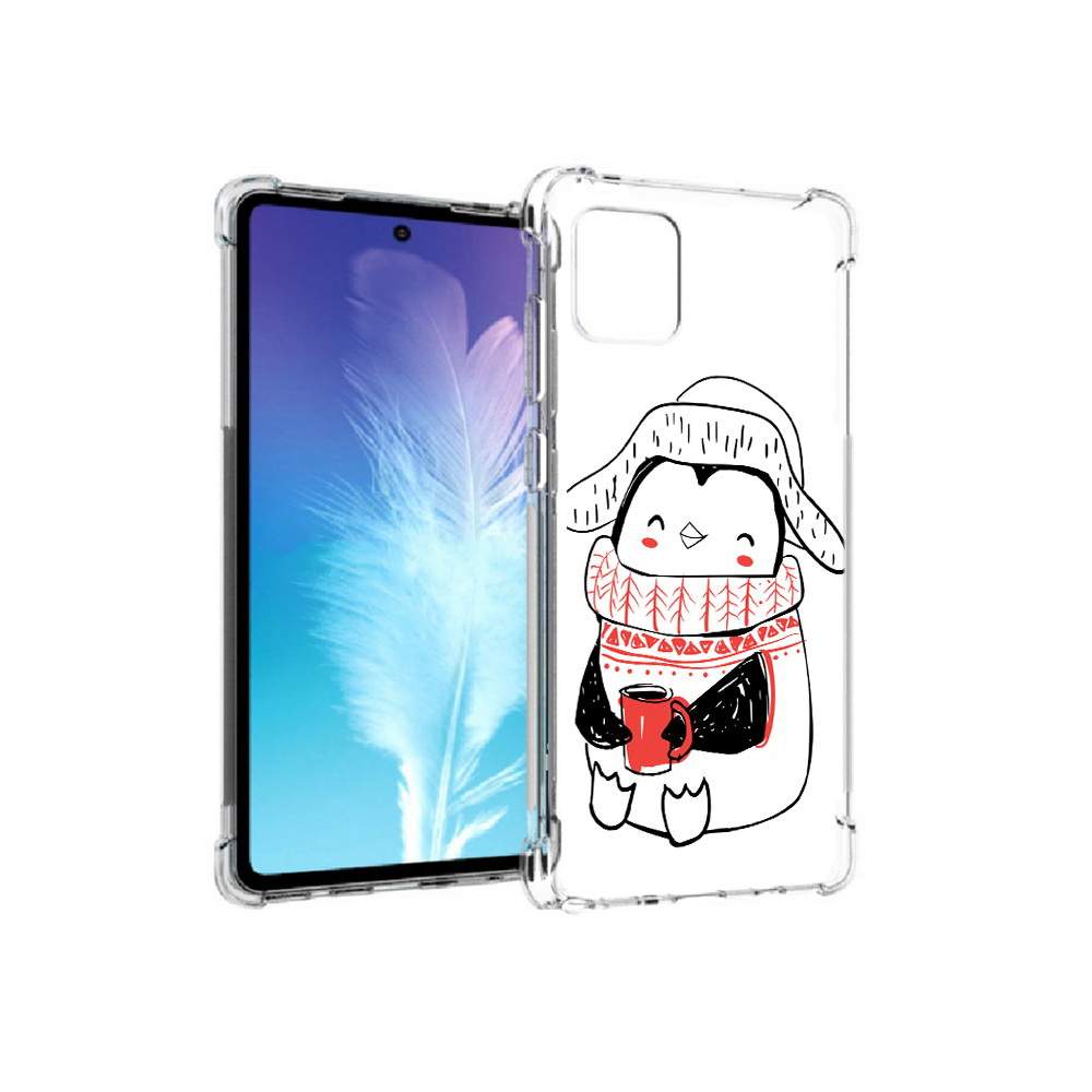 Чехол MyPads Tocco для Samsung Galaxy Note 10 Lite Милый пингвин  (PT142413.491.115), купить в Москве, цены в интернет-магазинах на Мегамаркет