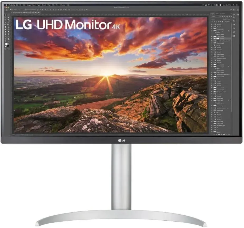 27" Монитор LG 27UP850N-W серебристый 60Hz 3840x2160 IPS, купить в Москве, цены в интернет-магазинах на Мегамаркет