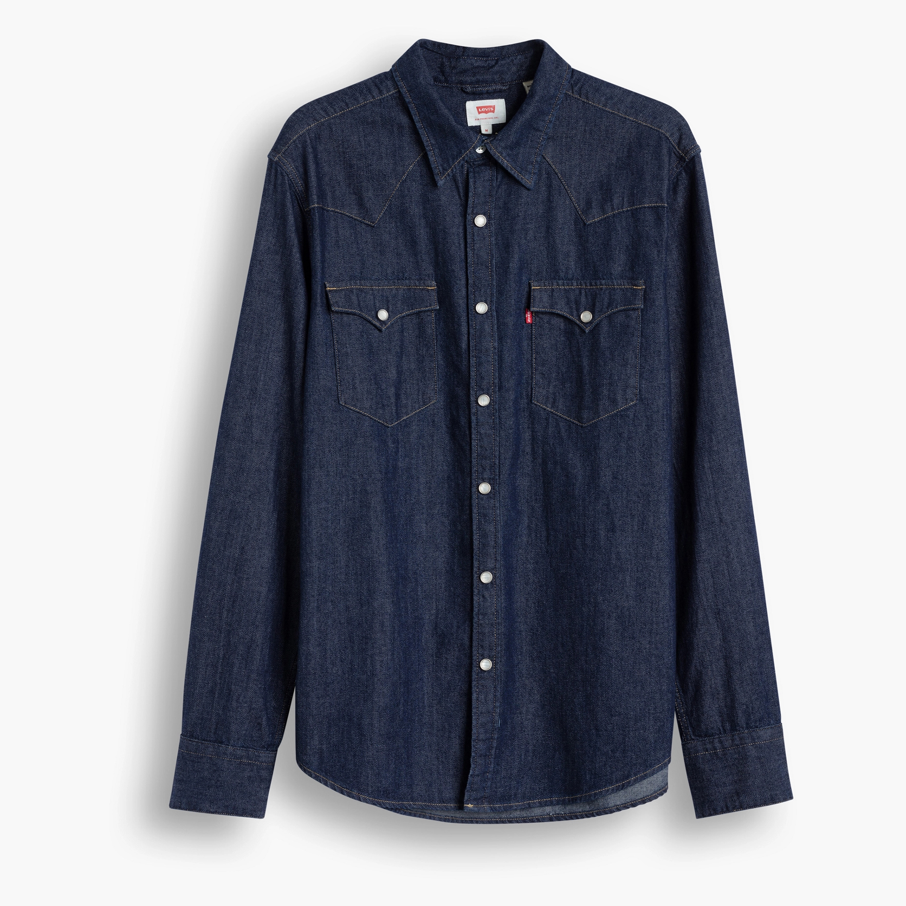 Джинсовая рубашка мужская Levi's 85744-0000 синяя XL