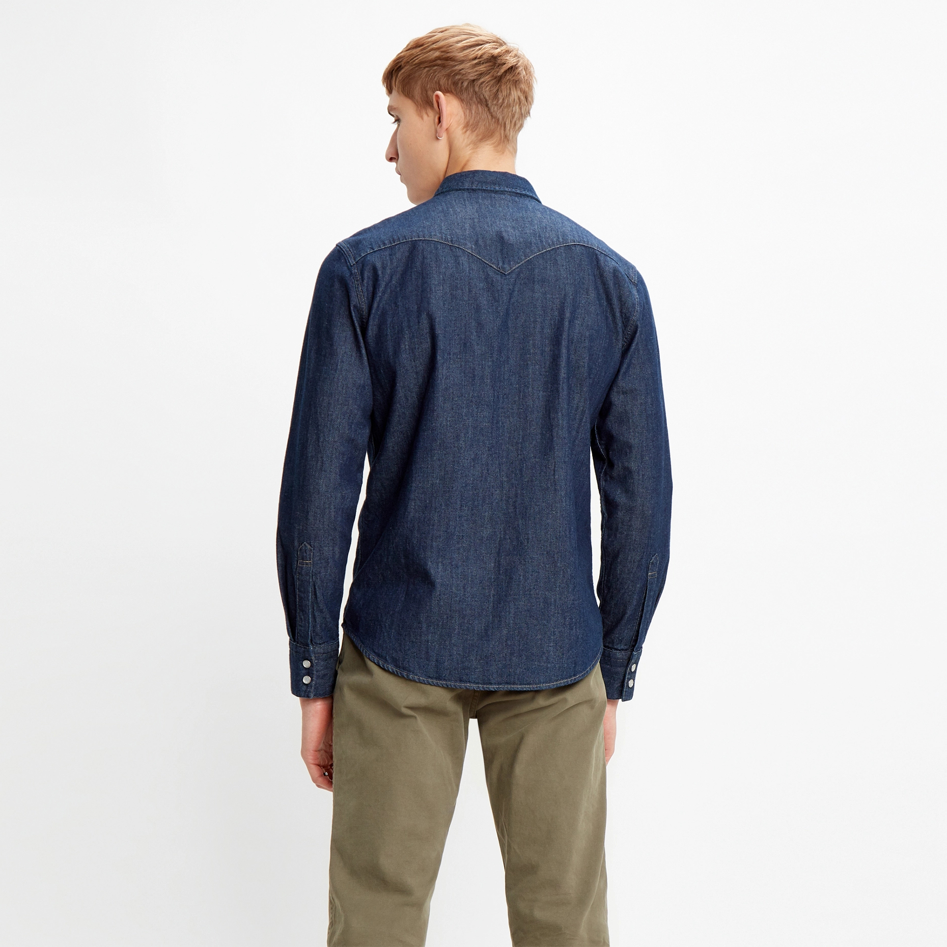 Джинсовая рубашка мужская Levi's 85744-0000 синяя L