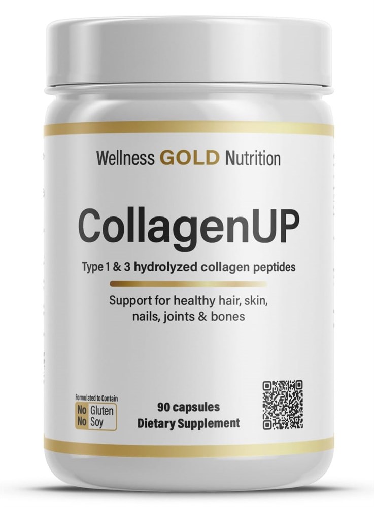 Добавка биологически активная Wellness Gold Nutrition коллаген комплекс, 90 капсул - купить в Москве, цены на Мегамаркет | 100056626338