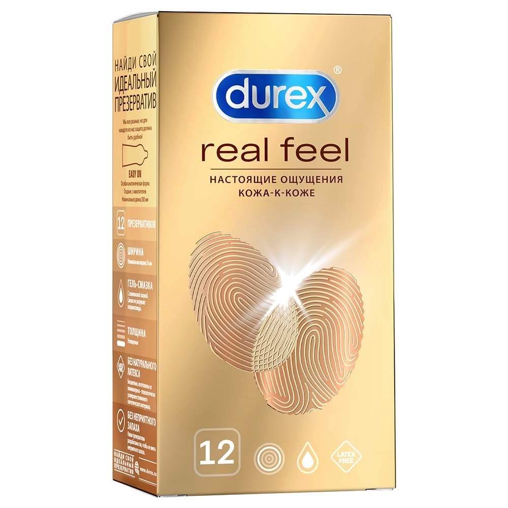 Презервативы Durex Real Feel 12 шт. - отзывы покупателей на Мегамаркет |  100002572530