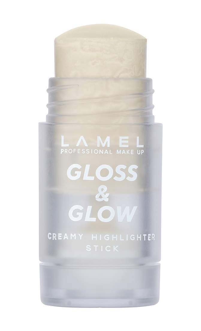 Хайлайтер Lamel Professional для лица Gloss and Glow Creamy Highlighter Stick