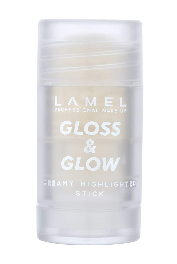 Хайлайтер Lamel Professional для лица Gloss and Glow Creamy Highlighter Stick
