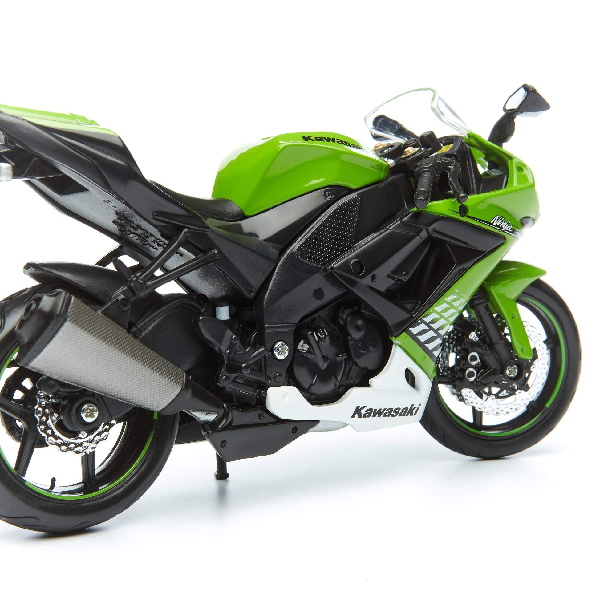 Мотоцикл Maisto 1:12 Kawasaki Ninja ZX-10R, зеленый – купить в Москве, цены  в интернет-магазинах на Мегамаркет