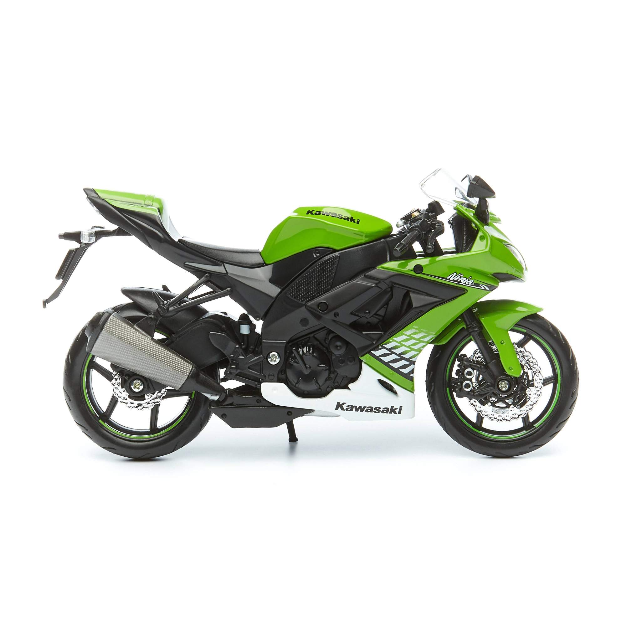 Мотоцикл Maisto 1:12 Kawasaki Ninja ZX-10R, зеленый – купить в Москве, цены  в интернет-магазинах на Мегамаркет