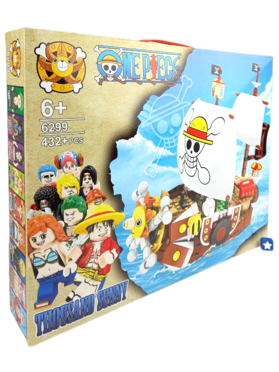 Конструктор StarFriend Корабль парусник One Piece, 9 фигурок, 432 дет –  купить в Москве, цены в интернет-магазинах на Мегамаркет