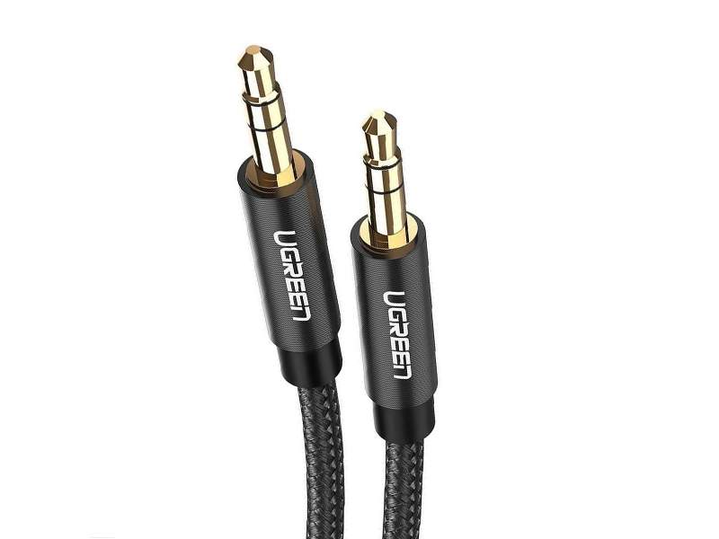 Аксессуар Ugreen AV112 Jack 3.5mm - Jack 3.5mm 2m Black 50363 - купить в Фирменный магазин UGREEN, цена на Мегамаркет