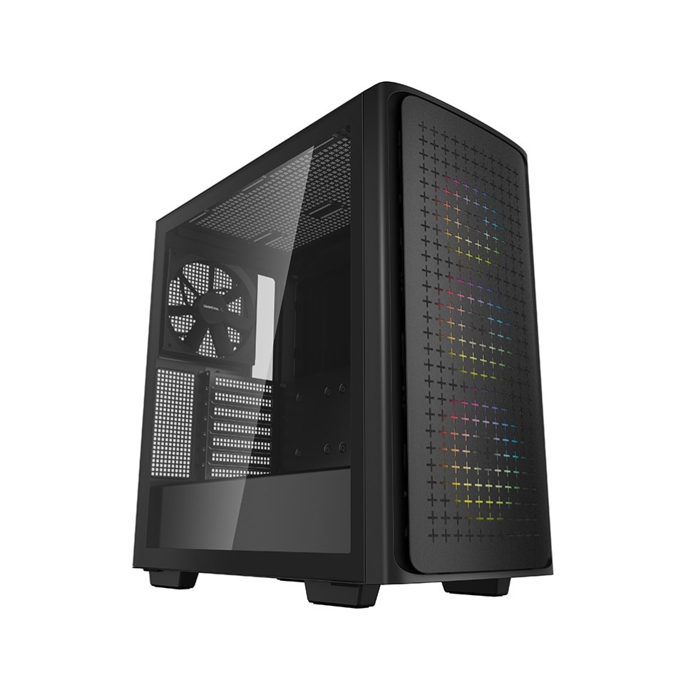 Корпус компьютерный DEEPCOOL CK560 (R-CK560-BKAAE4-G-1) Black - купить в compday.ru, цена на Мегамаркет