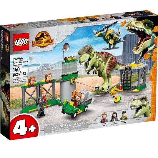 Купить конструктор LEGO Jurassic World Прорыв тираннозавра T-Рекса 76944, цены на Мегамаркет | Артикул: 600006430788