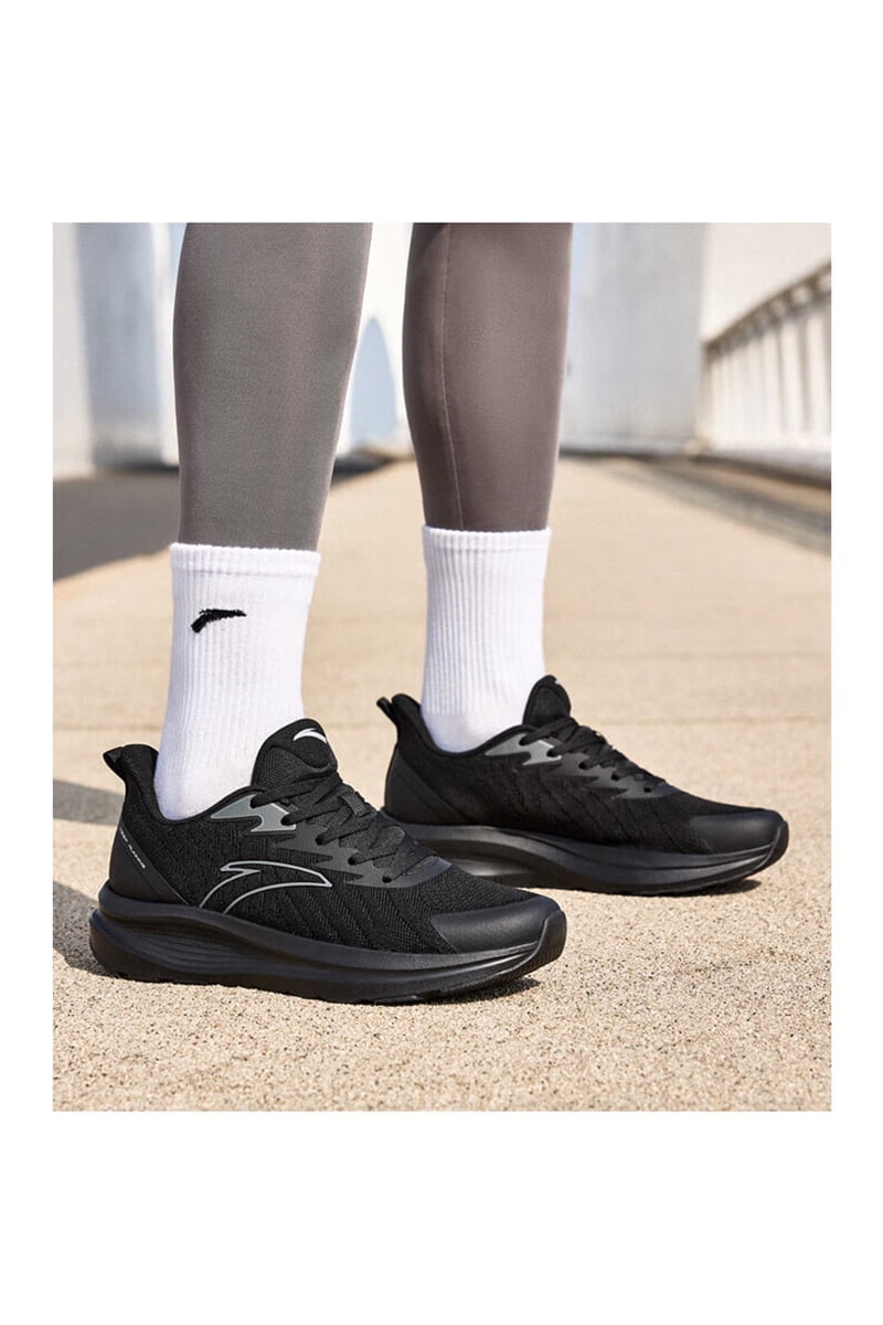 Спортивные кроссовки мужские Anta Running Shoes CLOUDS черные 9 US - купить в Москве, цены на Мегамаркет | 600014070979