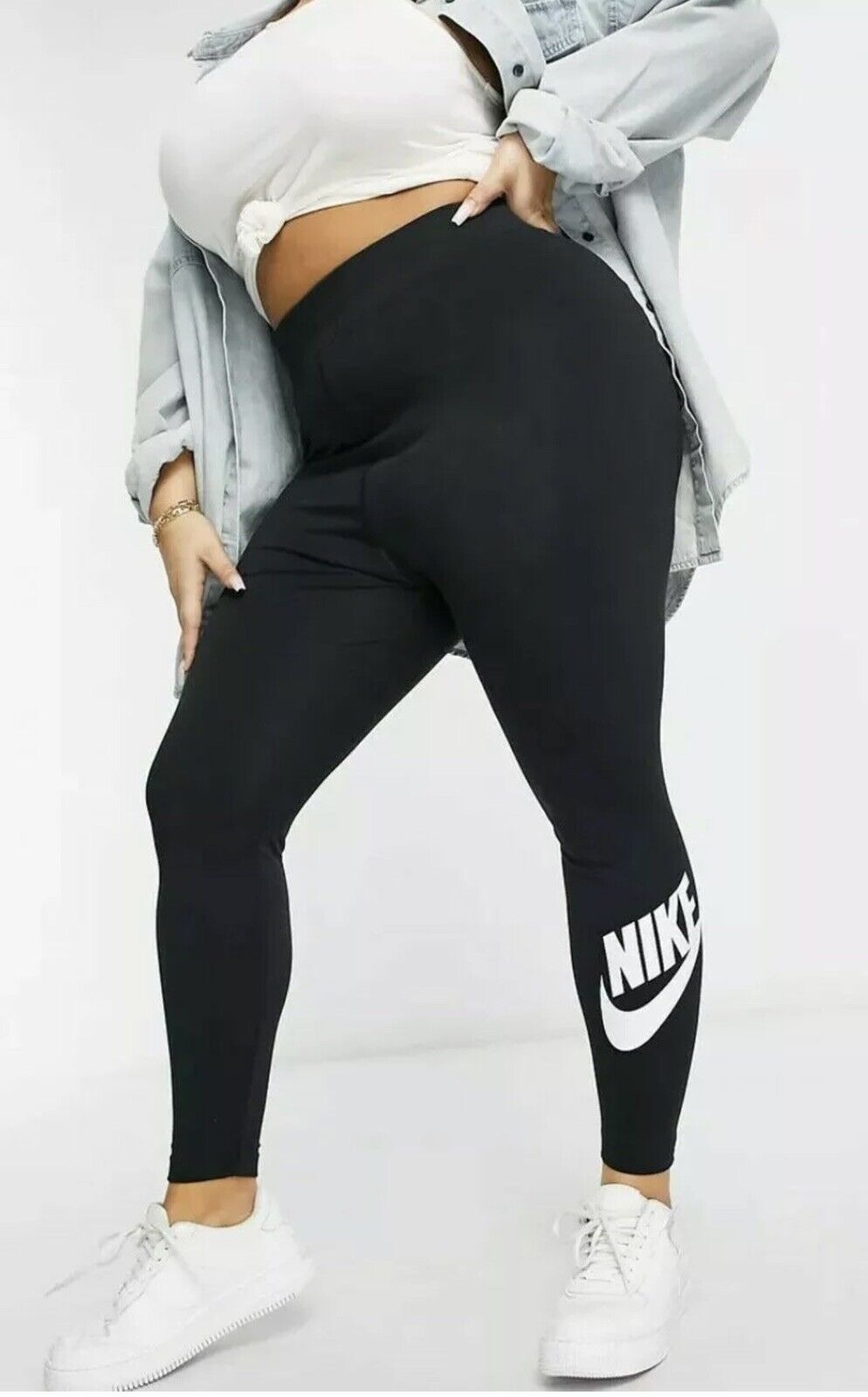 Леггинсы Nike W Plus Size 3X Leg-A-See Leggings DB6052-063