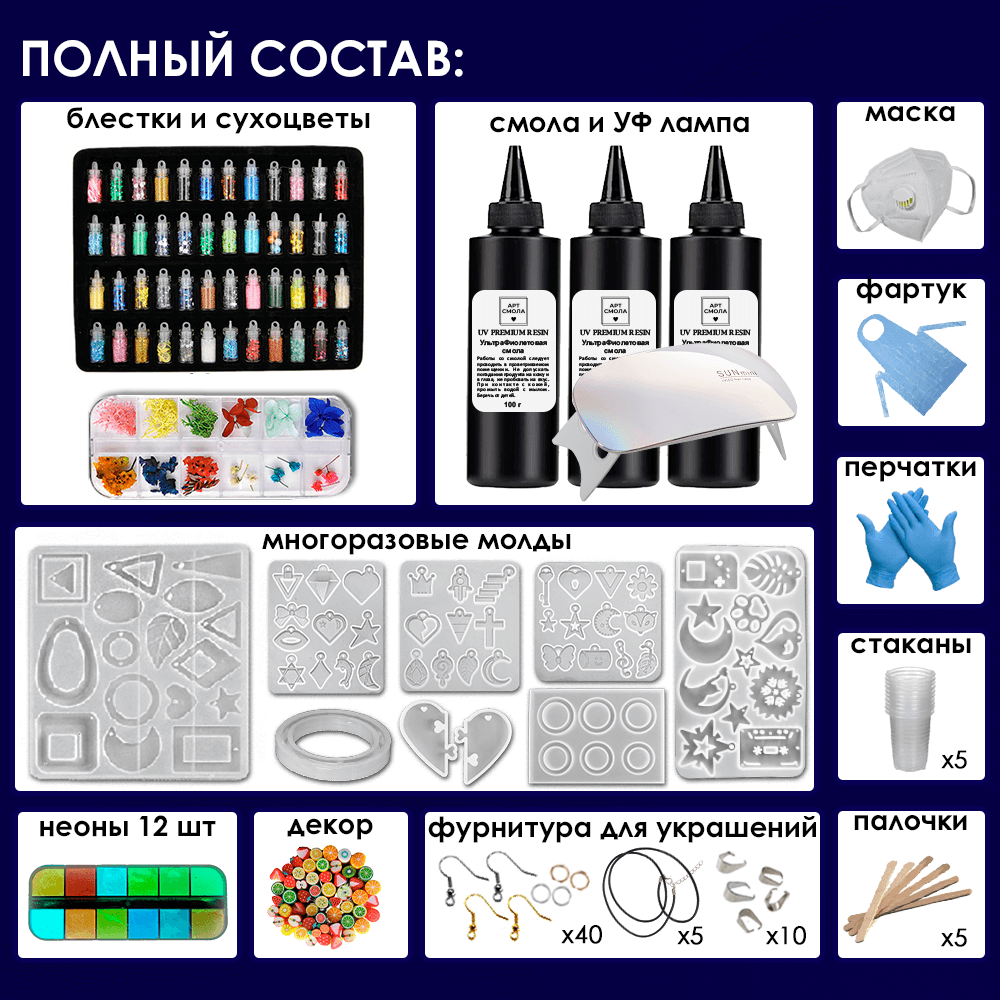 Смола эпоксидная Густая + мл — Маг Хобби