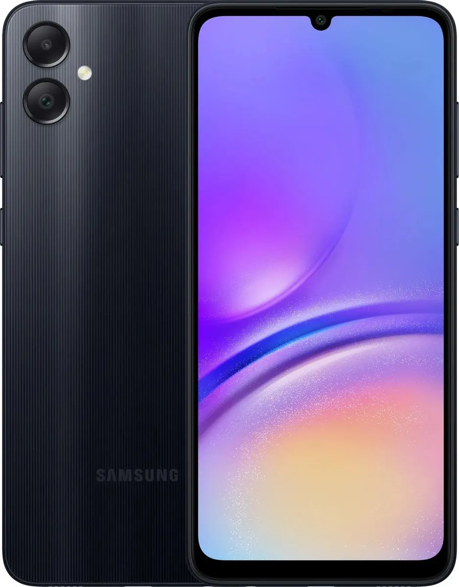 Смартфон Samsung Galaxy A05 4/64GB черный (SM-A055FZKDSKZ), купить в Москве, цены в интернет-магазинах на Мегамаркет