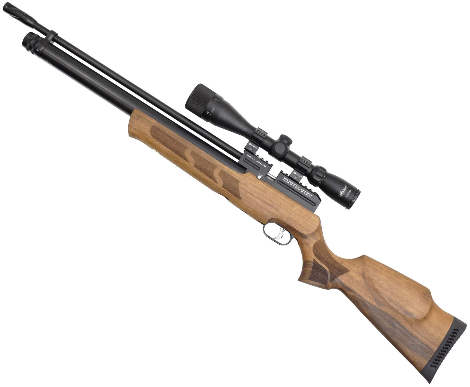 Пневматическая винтовка Kral Temp Puncher Maxi 3W PCP 6.35 мм, дерево - купить в Москве, цены на Мегамаркет