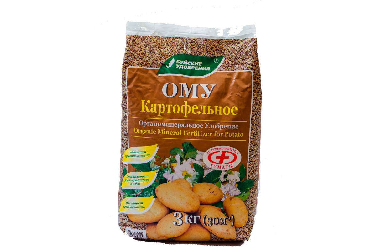 Органоминеральное удобрение Буйские удобрения ОМУ Картофельное 3 кг - отзывы покупателей на Мегамаркет | 100029001017