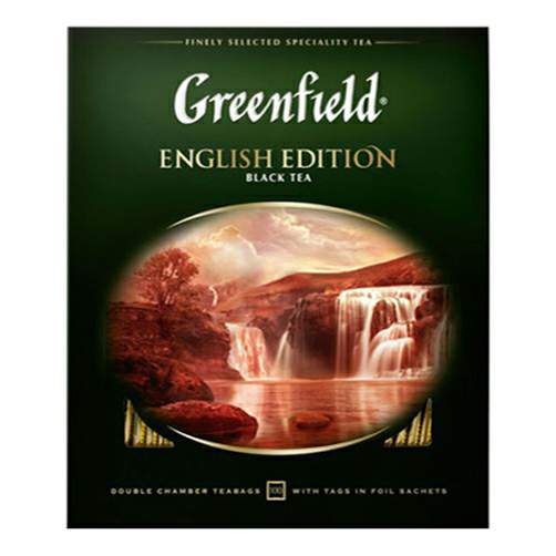 Купить чай черный Greenfield English Edition в пакетиках 2 г х 100 шт, цены на Мегамаркет | Артикул: 100062511710