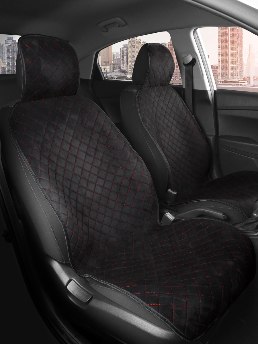 Купить накидки на сиденья CARCAPE из алькантары полный салон, цены на ...