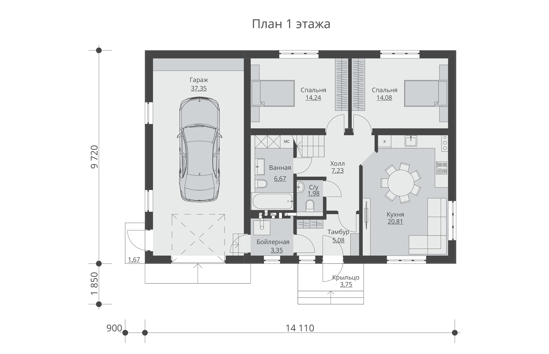 Проект дома рупланс