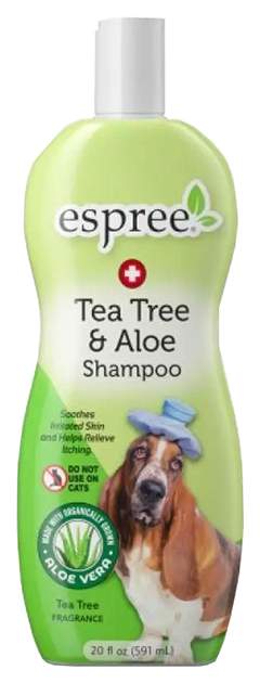 Шампунь Чайное дерево и алоэ, для собак, Tea Tree & Aloe Medicated Shampoo 591мл