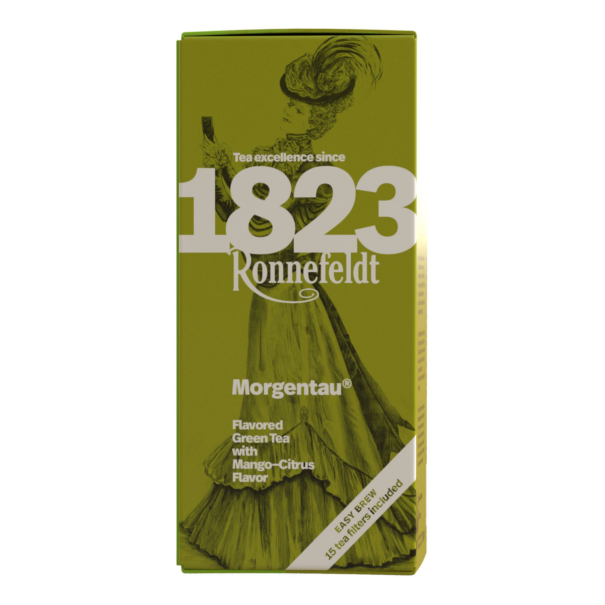 Фотография Чай зеленый <b>Ronnefeldt</b> Loose Tea Morgentau со вкусом <b>манго</b> и цит...