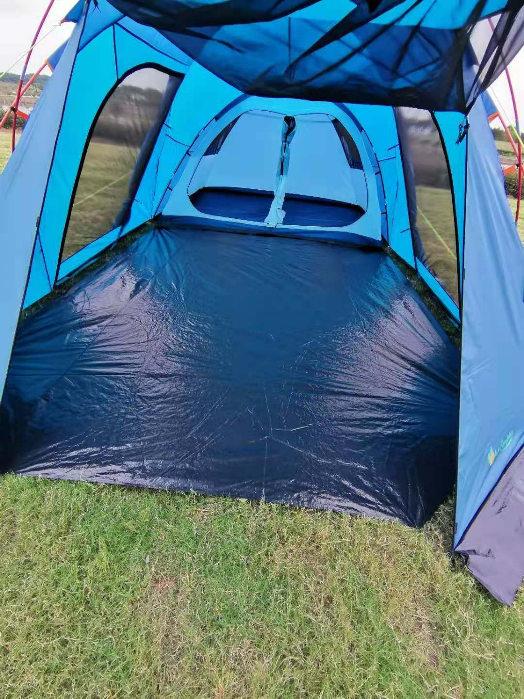 Палатка MirCamping 1600W, кемпинговая, 4 места, синий
