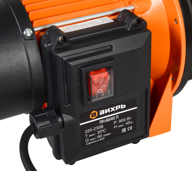 Поверхностный насос Вихрь ПН-60/45 П купить в интернет-магазине, цены ...
