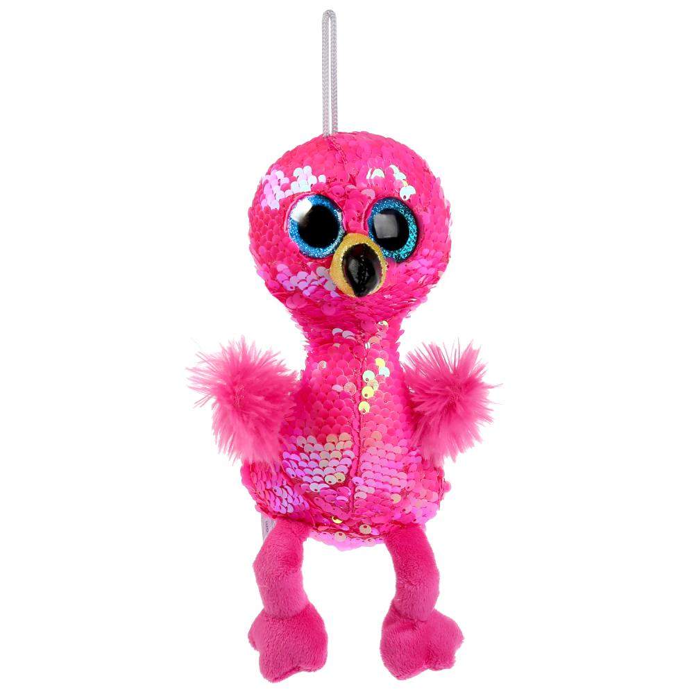 Мягкая игрушка Мульти-Пульти Фламинго, из пайеток, 15 см, без чипа, в пак. EJ4450D-1MNS