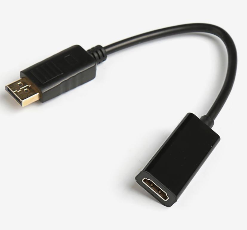 Переходник LuazON PL-003, HDMI (f) - DisplayPort (m), купить в Москве, цены в интернет-магазинах на Мегамаркет