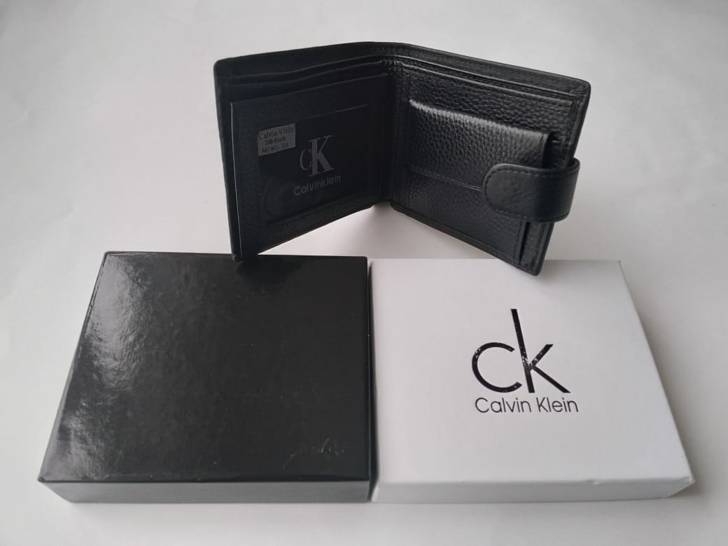 Calvin klein outlet leather