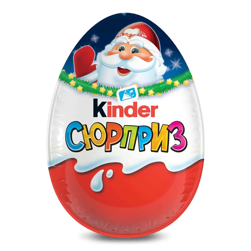 Яйцо шоколадное Kinder Surprise Собери коллекцию новогодних игрушек, 20 г -  отзывы покупателей на маркетплейсе Мегамаркет | Артикул: 100061851141