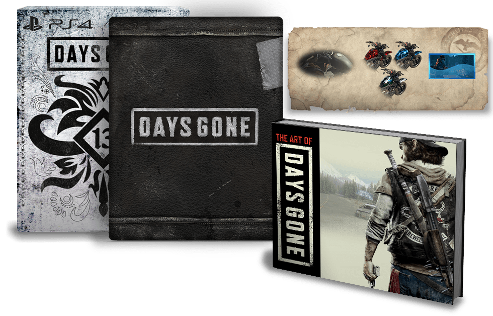 Days gone special. Дейс Гон пс4. Days gone ps4 издание. Days gone коллекционное издание. PLAYSTATION 4 Days gone Special Edition.