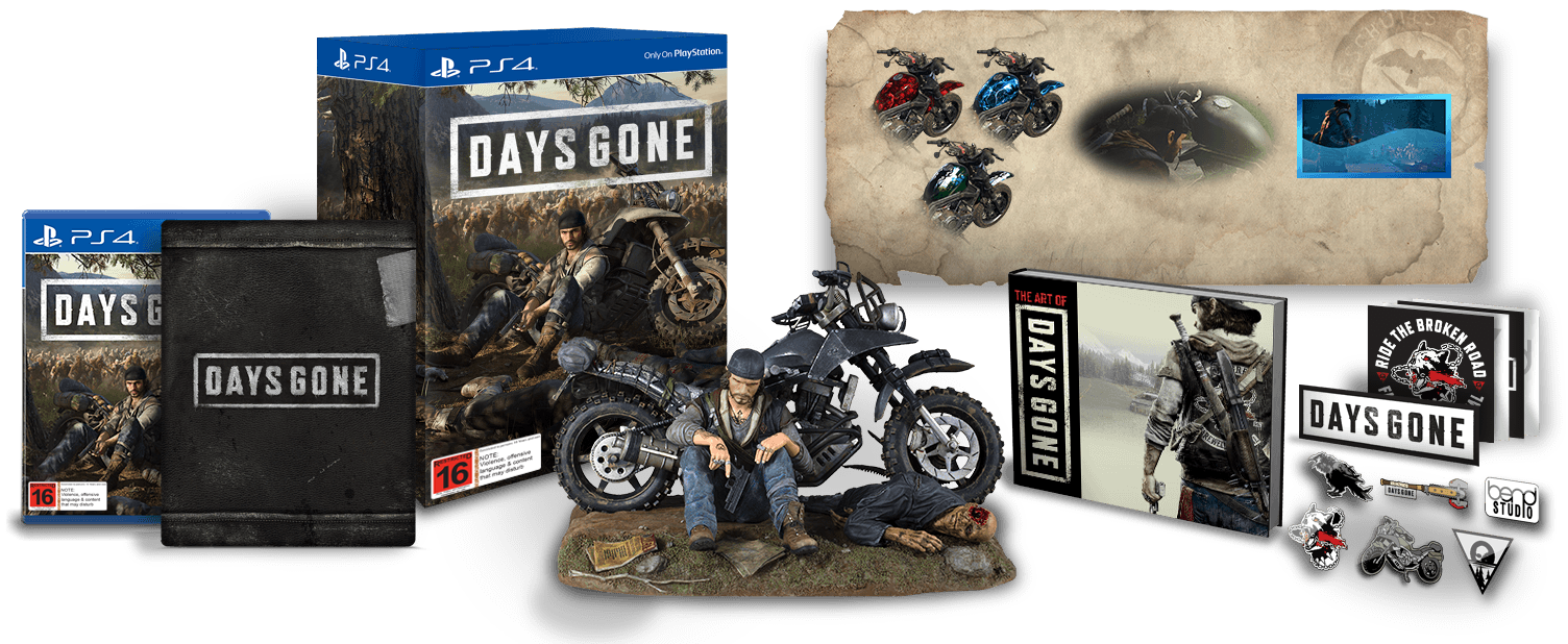 Жизненный набор. Days gone. Collector's Edition. Days gone ps4 Collectors Edition. Days gone коллекционное издание. Коллекционка Days gone.