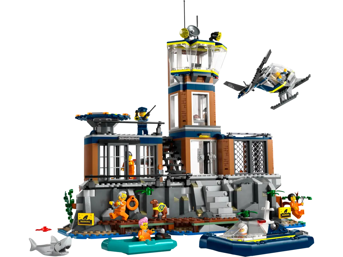 Купить конструктор Lego City Police Prison Island, 60419, цены на конструкторы в интернет-магазинах на Мегамаркет