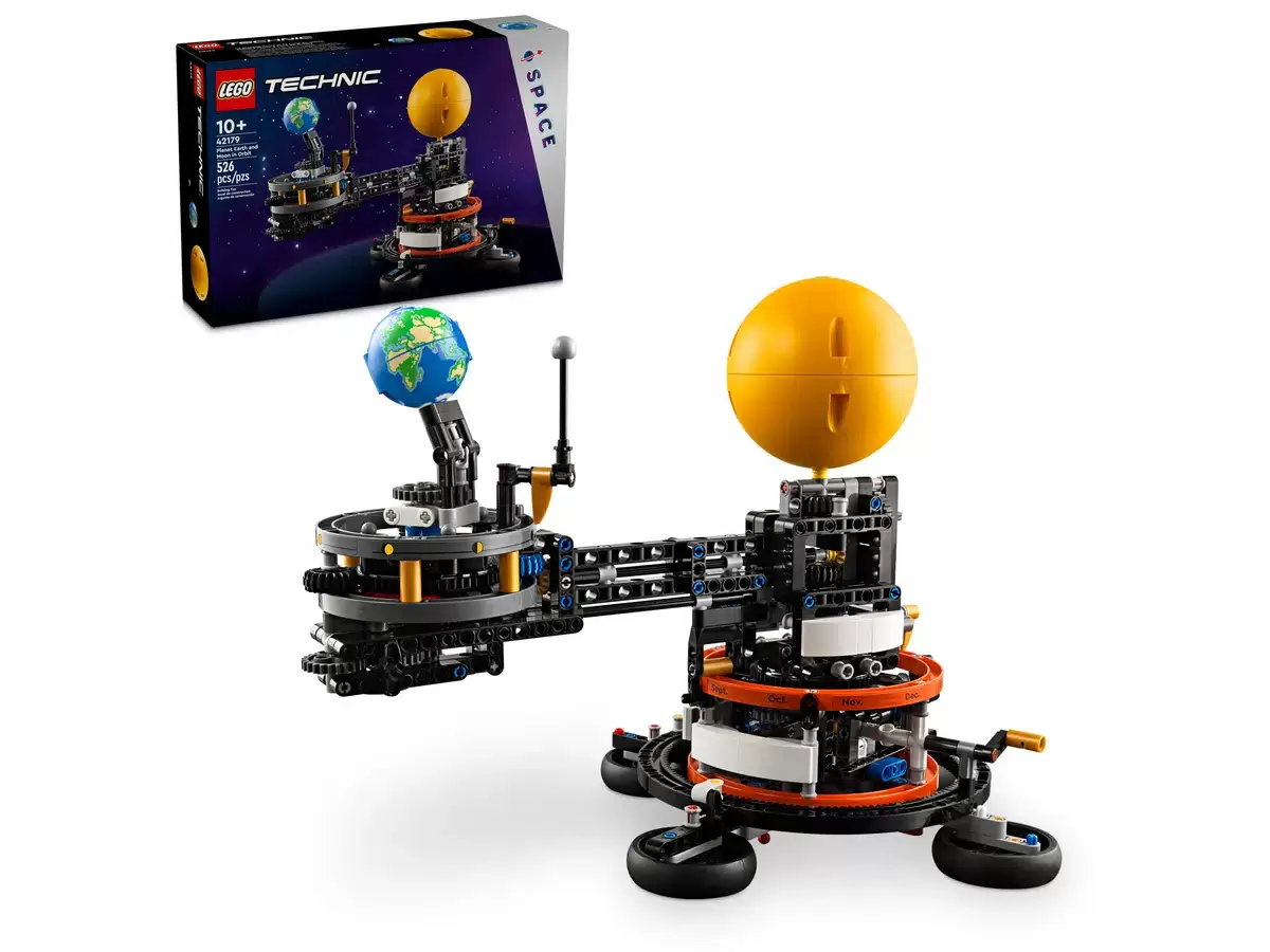 Купить конструктор Lego Technic Планета Земля и Луна на орбите, 42179, цены на конструкторы в интернет-магазинах на Мегамаркет