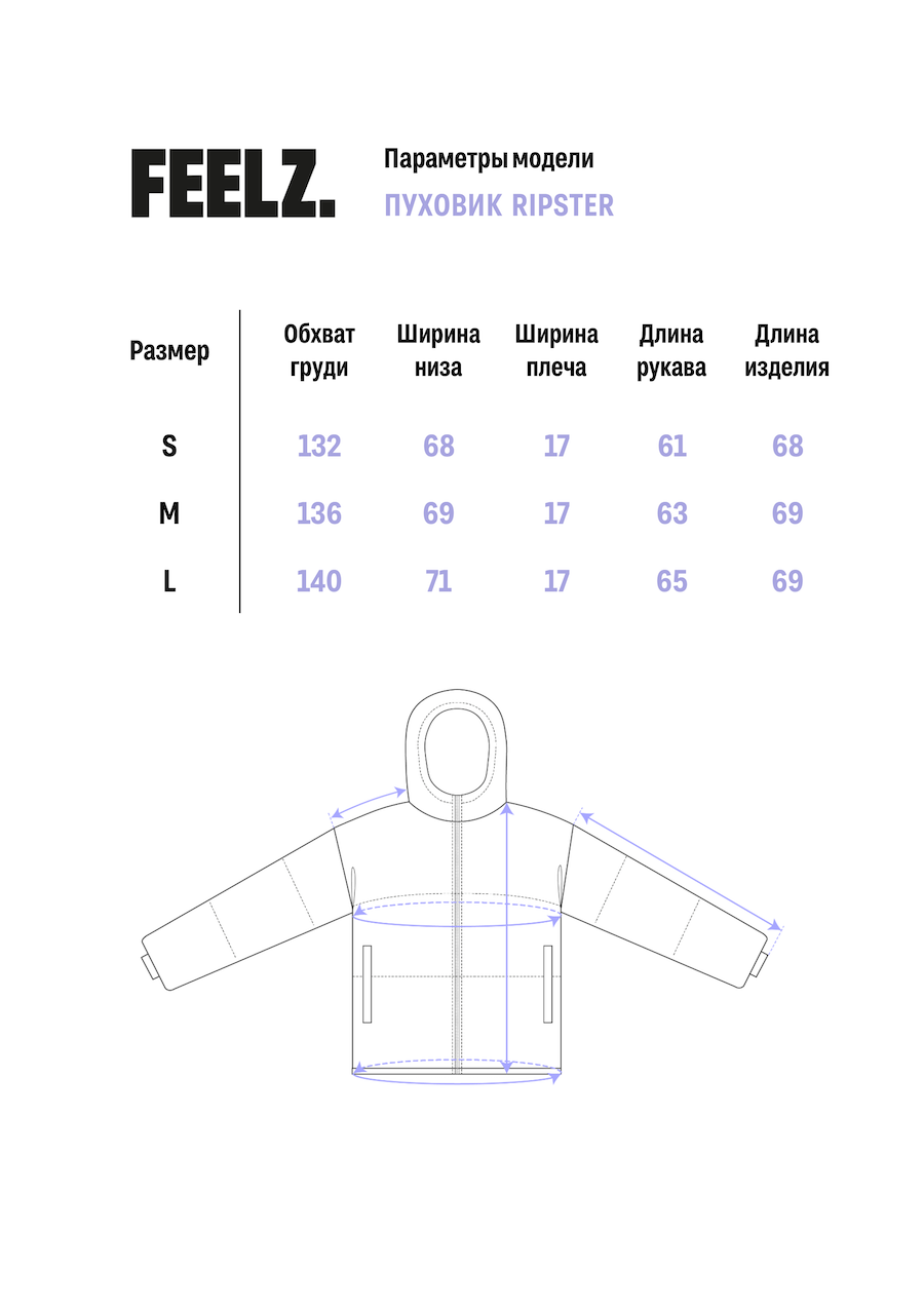 Куртка женская Feelz Ripster голубая L - купить на Мегамаркет по