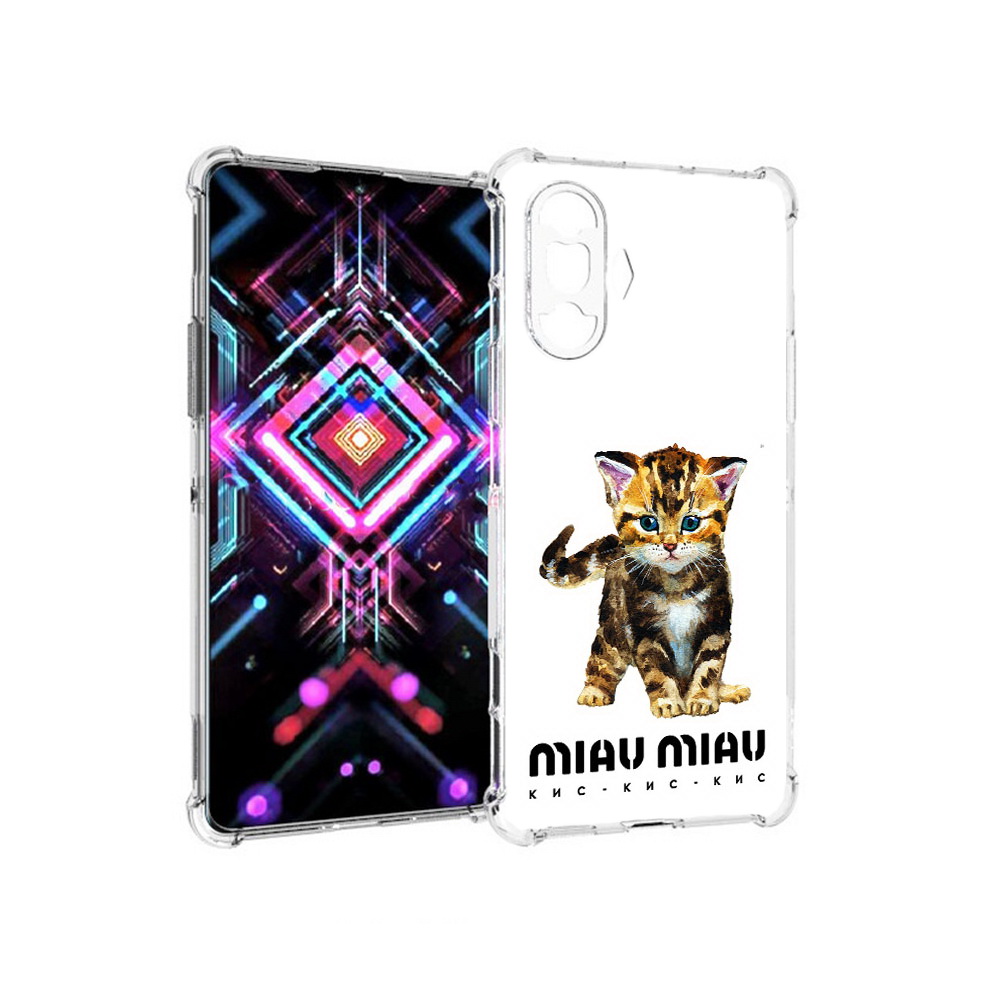 Чехол MyPads Tocco для Xiaomi Poco F3 GT Бренд miau miau (PT172450.277.34)  - купить в Чехол.ру, цена на Мегамаркет