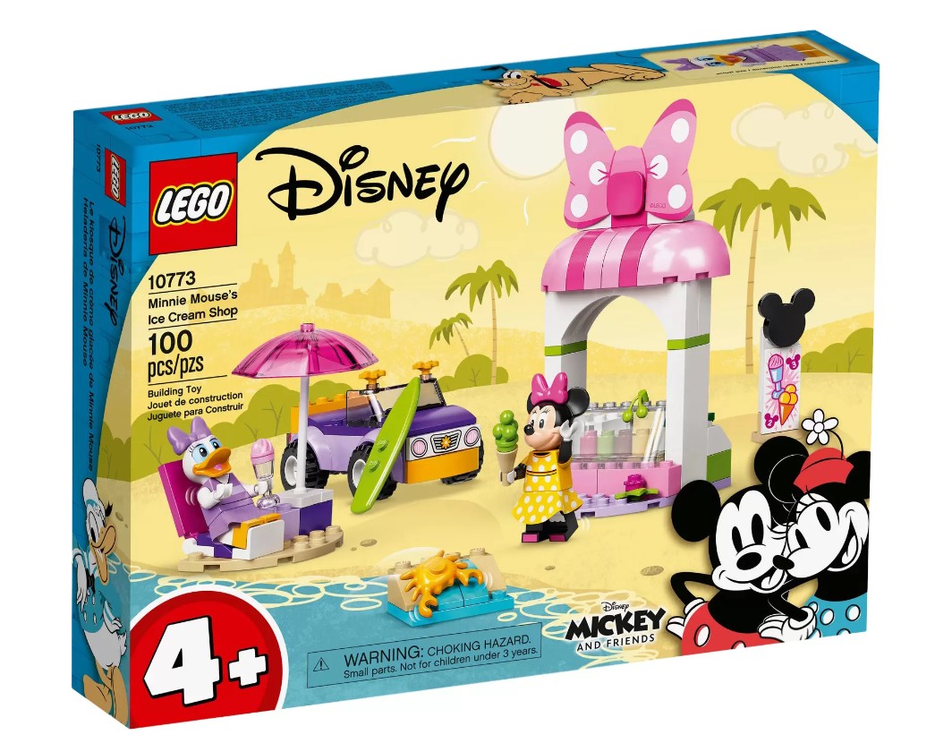 Купить конструктор LEGO Mickey & Friends 10773 Магазин мороженого Минни,  цены на Мегамаркет | Артикул: 100029236567