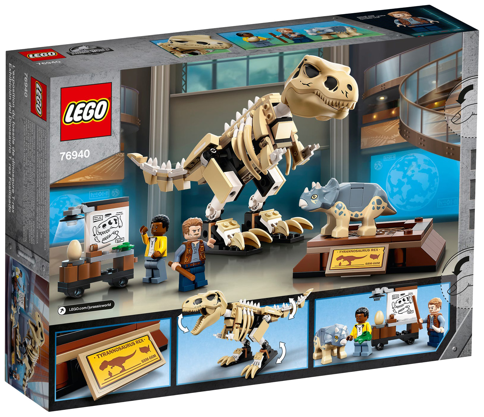 Отзывы о конструктор LEGO Jurassic World 76940 Скелет тираннозавра на  выставке - отзывы покупателей на Мегамаркет | конструкторы LEGO 76940 -  100029236574