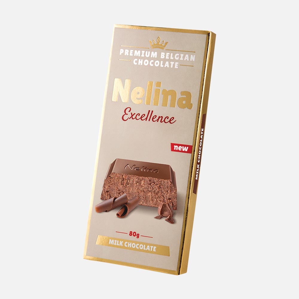 Купить шоколад Nelina Excellence молочный, 80 г, цены на Мегамаркет | Артикул: 100045093575