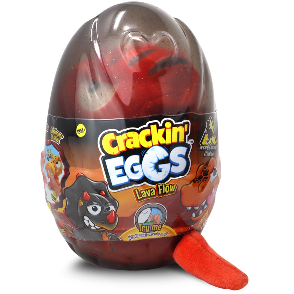 Купить мягкая игрушка Crackin Eggs динозавр Лава 12 см (SK012D2),  разноцветный, цены на Мегамаркет