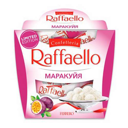 Конфеты вафельные Raffaello Маракуйя в кокосовой стружке с цельным миндальным орехом 150 г - отзывы покупателей на маркетплейсе Мегамаркет | Артикул: 100042111030