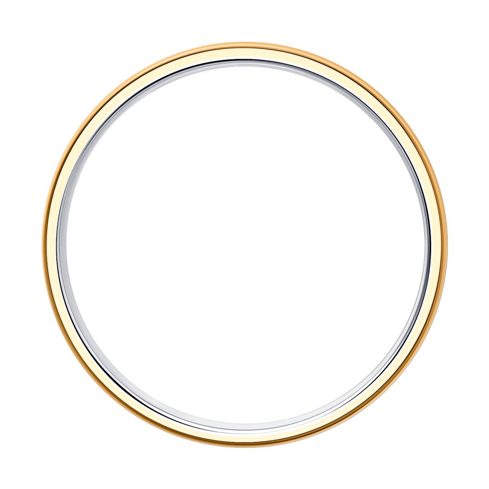 Кольцо обручальное из золота р. 17 SOKOLOV 110202