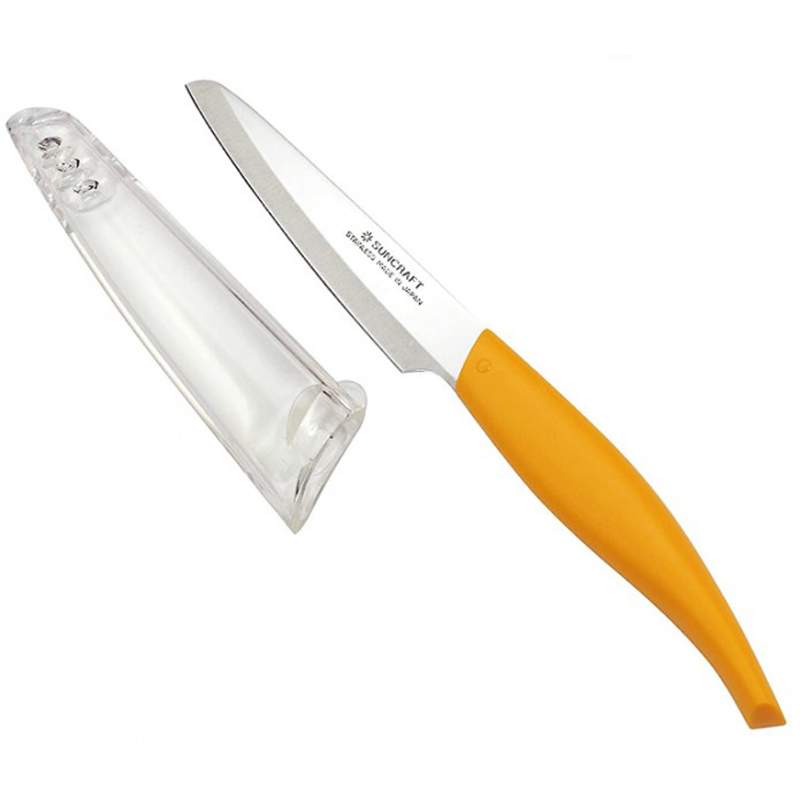 Кухонный нож Suncraft Petty 95mm (оранжевый)
