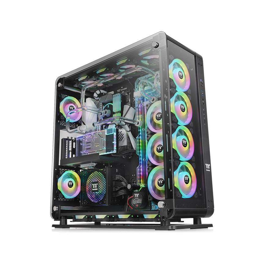 Корпус компьютерный Thermaltake Core P8 TG (CA-1Q2-00M1WN-00) Black, купить в Москве, цены в интернет-магазинах на Мегамаркет