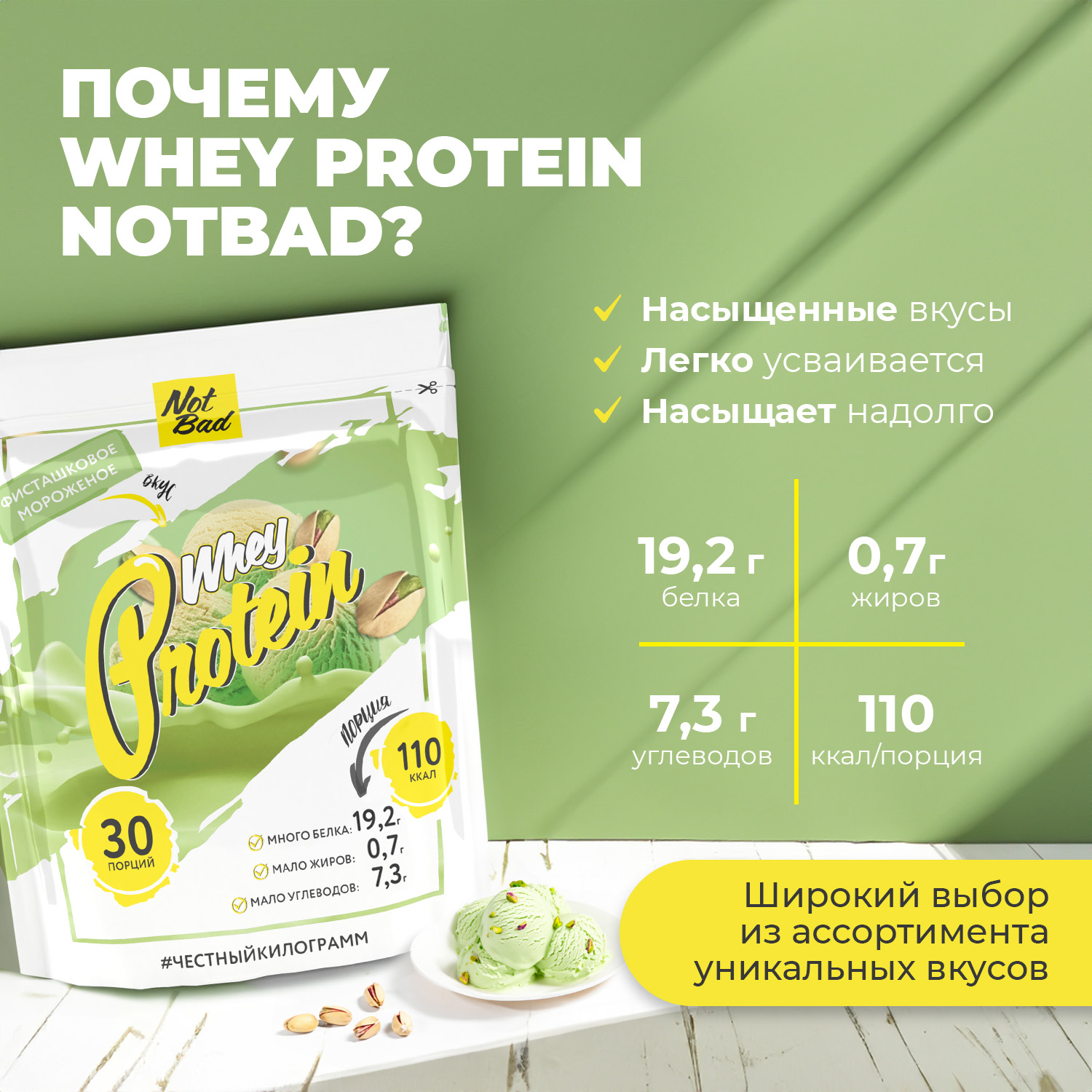 Протеин сывороточный NotBad Whey Protein 