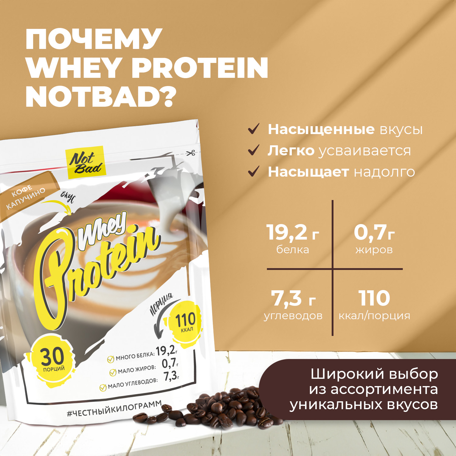 Протеин сывороточный NotBad Whey Protein 