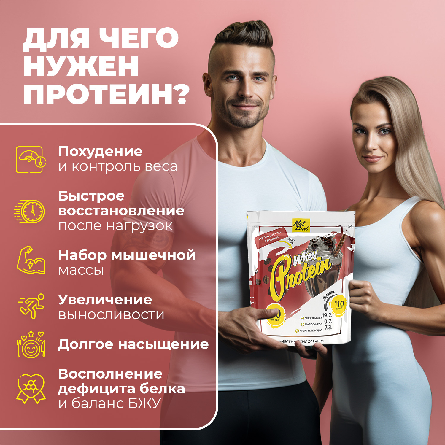 Протеин сывороточный NotBad Whey Protein 