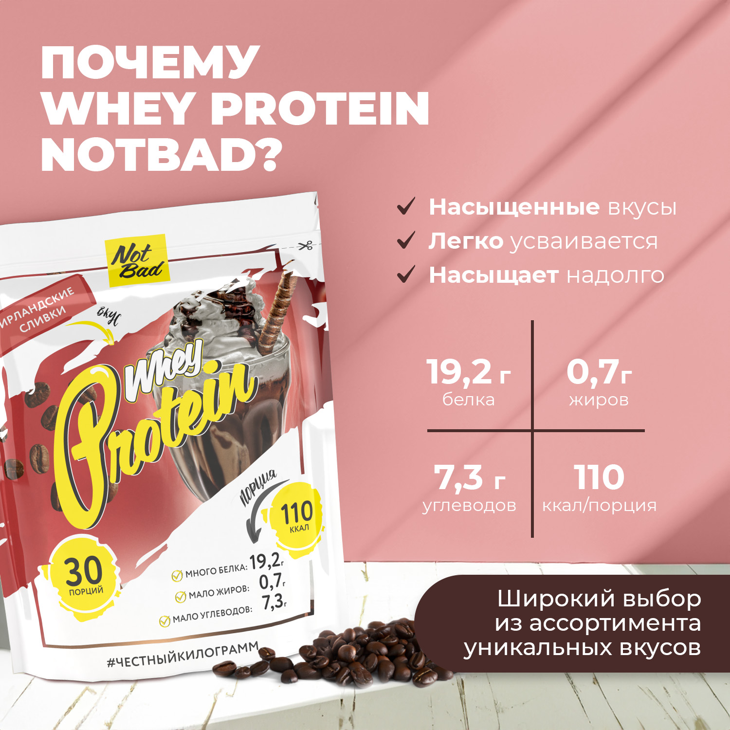 Протеин сывороточный NotBad Whey Protein 