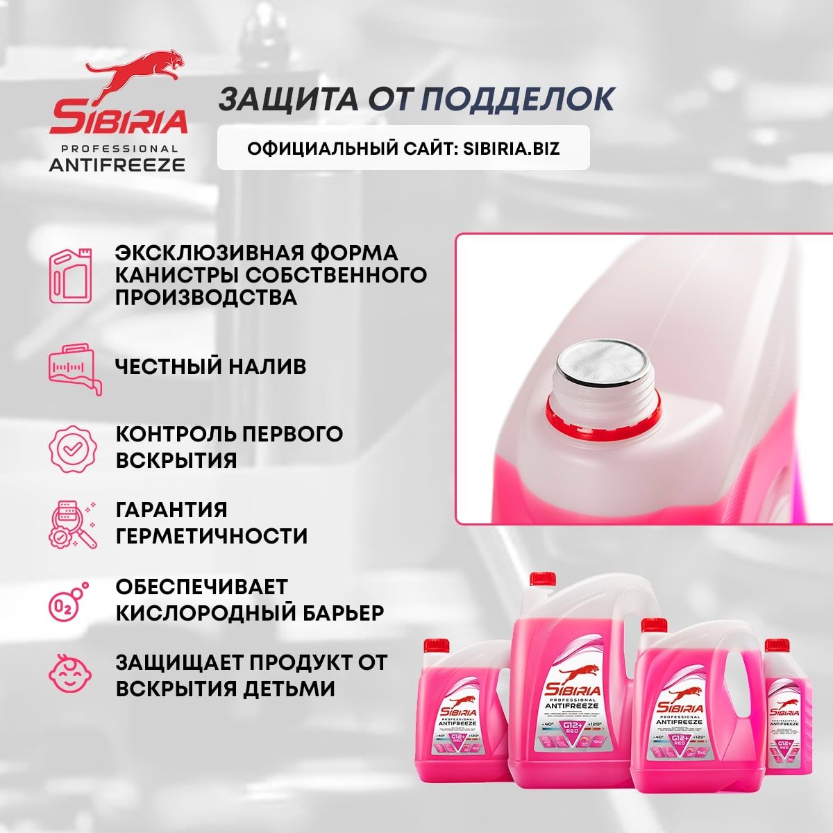 Антифриз sibiria antifreeze g-12 5кг 805600 - отзывы покупателей на  Мегамаркет | 100028711838